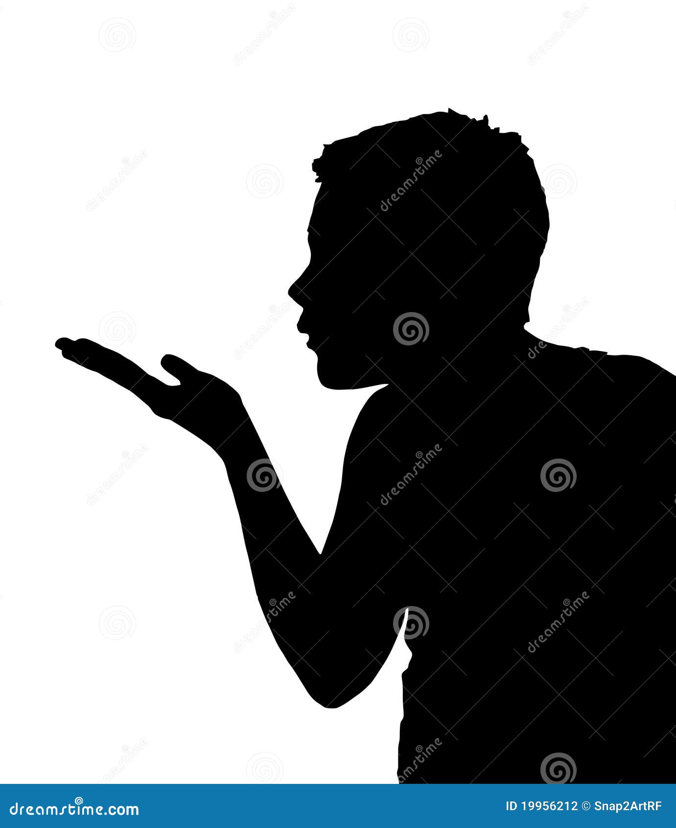 Download Isolated Boy Child Gesture Blowing Kiss Stock Vector ...