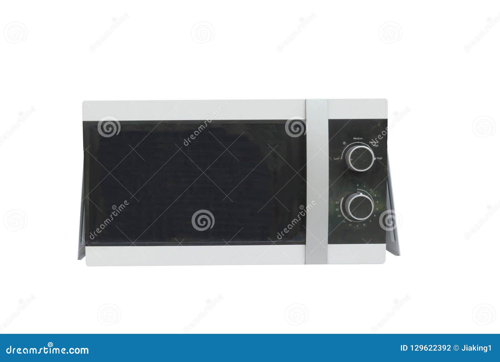 Isolated Broken Microwave Oven Stock Photo Image of electrical