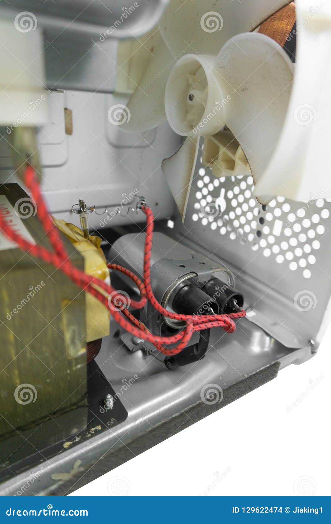 Isolated Broken Microwave Oven Stock Photo Image of circuit, design