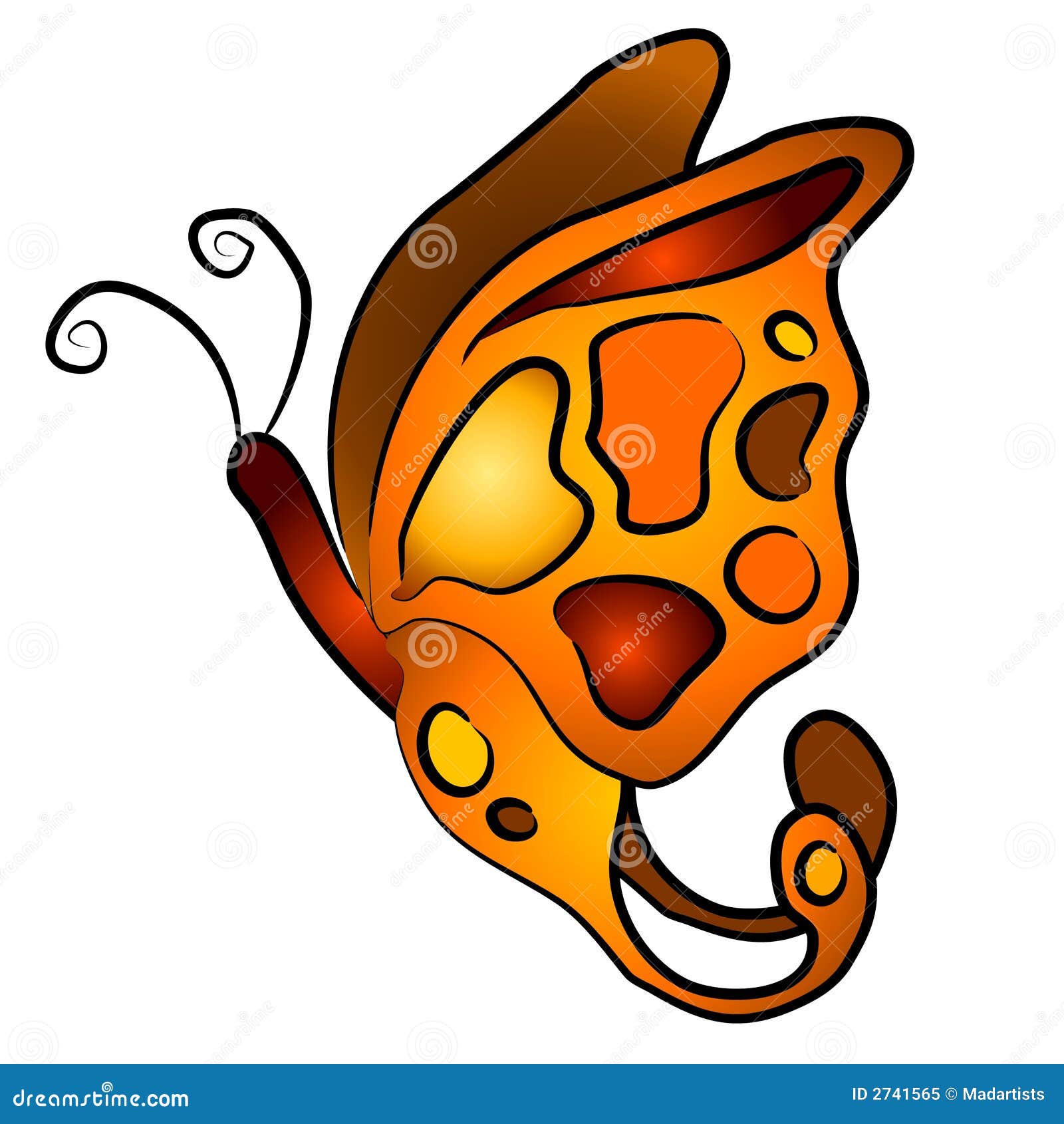 Butterfly Clip Art Vector Illustration 52282430