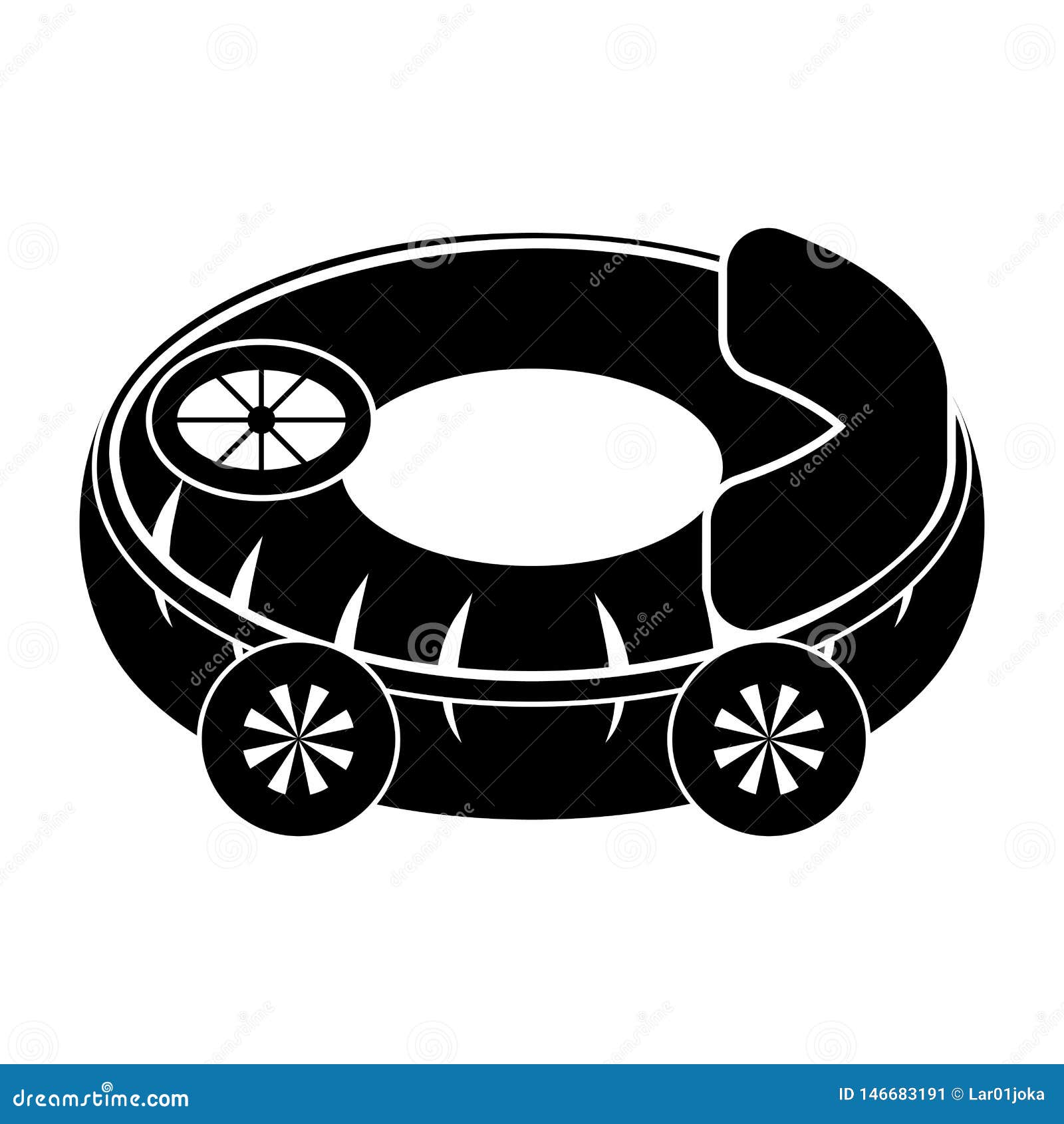 Isolated Car Toy Shaped Pool Float Stock Vector - Illustration of pool