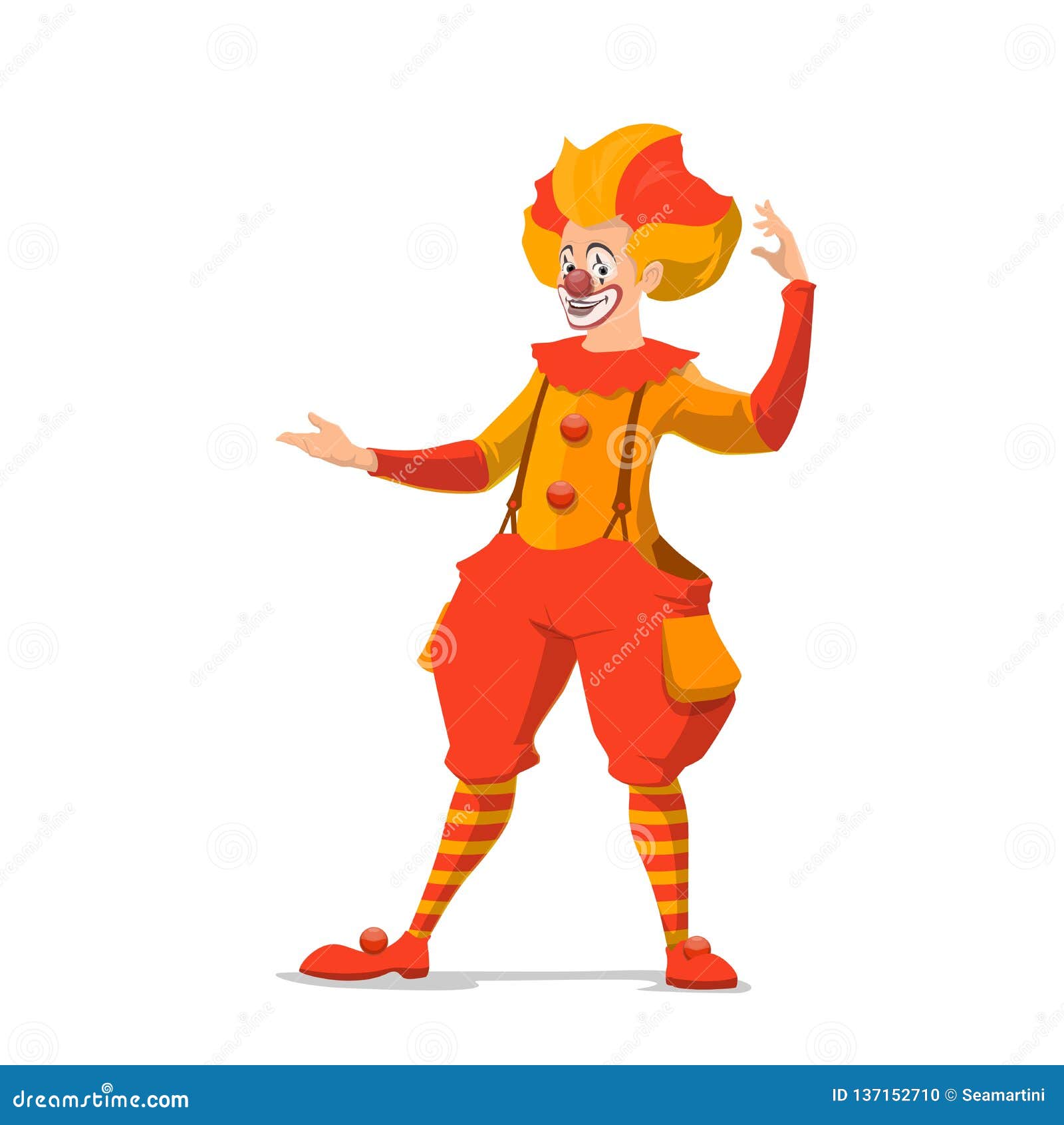 Isolated Cartoon Circus Clown with Fake Nose Stock Vector - Illustration of clown, humor: 137152710 Isolated Cartoon Circus Clown with Fake Nose Stock Vector - Illustration of clown, humor: 137152710