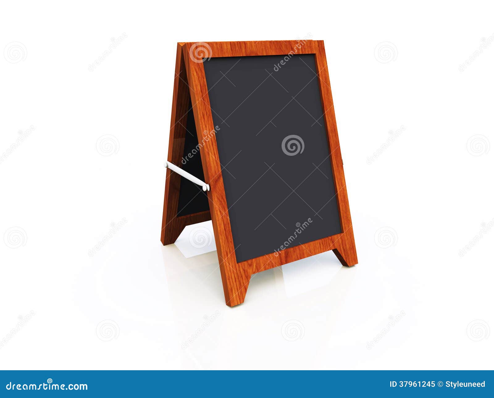 Isolated Chalk Menu Board Display Stock Illustration Illustration of