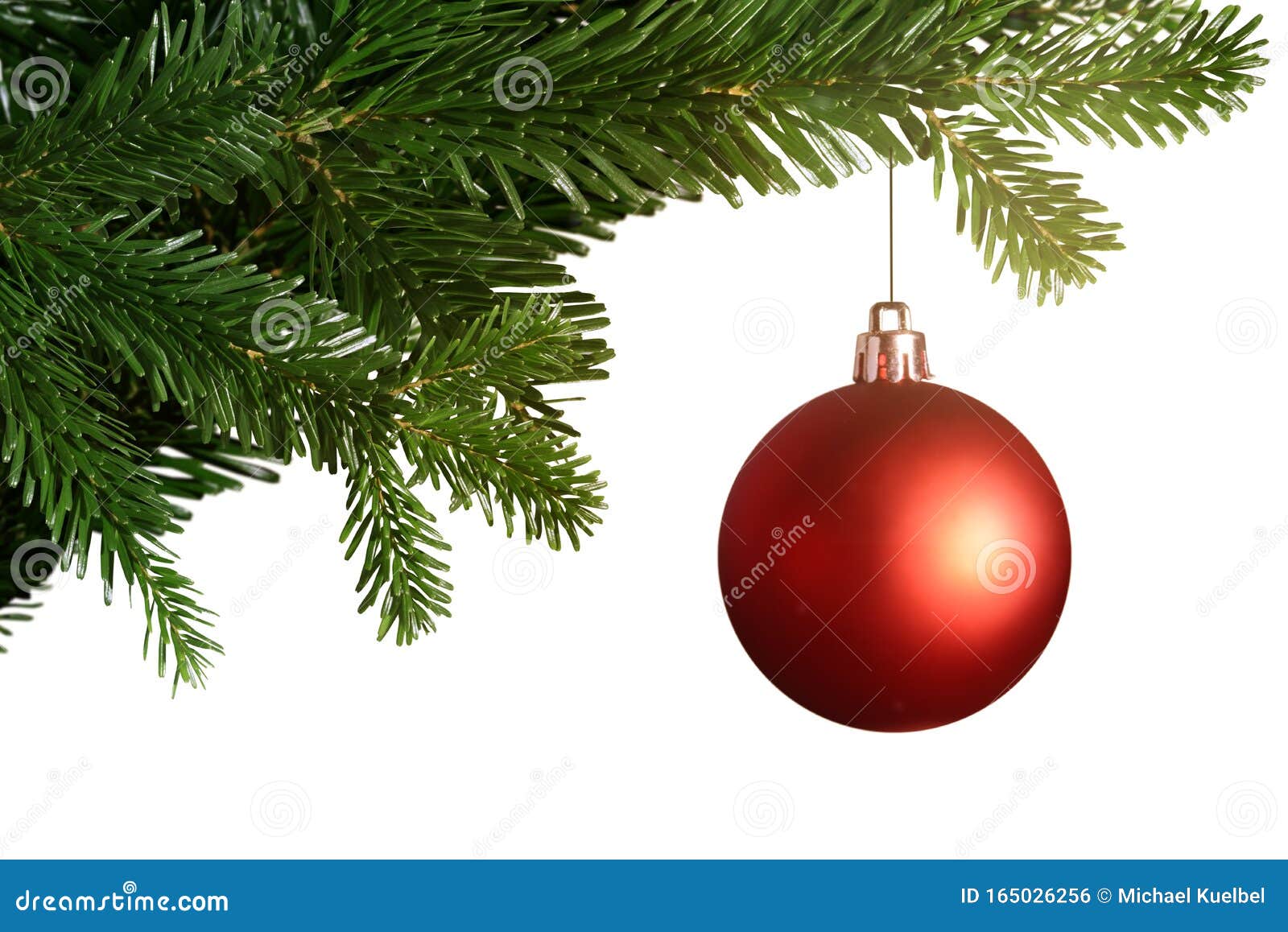 Isolated Christmas Tree Decoration Christmas Tree White Background