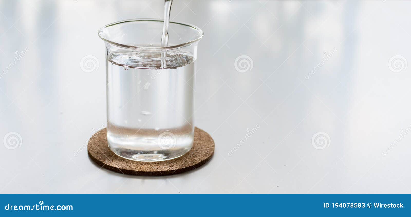 Isolated Closeup Shot of a Glass of Water Stock Image Image of
