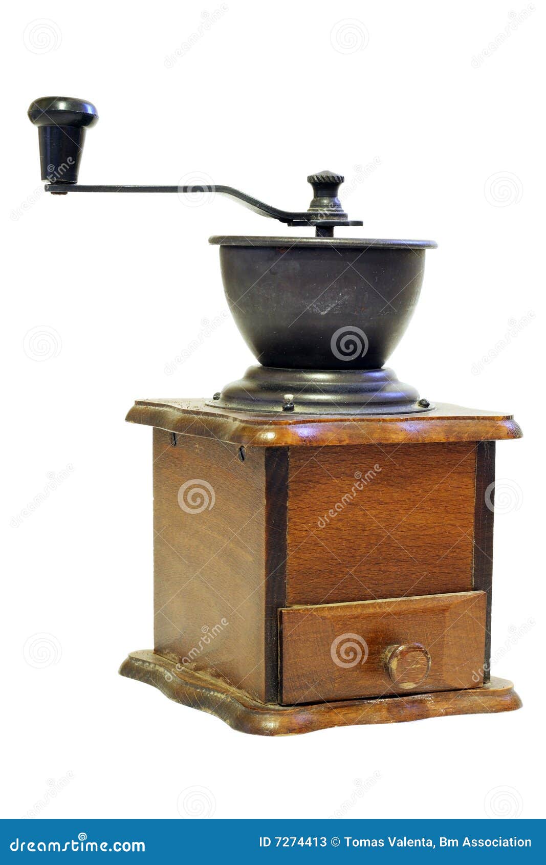 Isolated coffee grinder stock image. Image of heap, grain 7274413