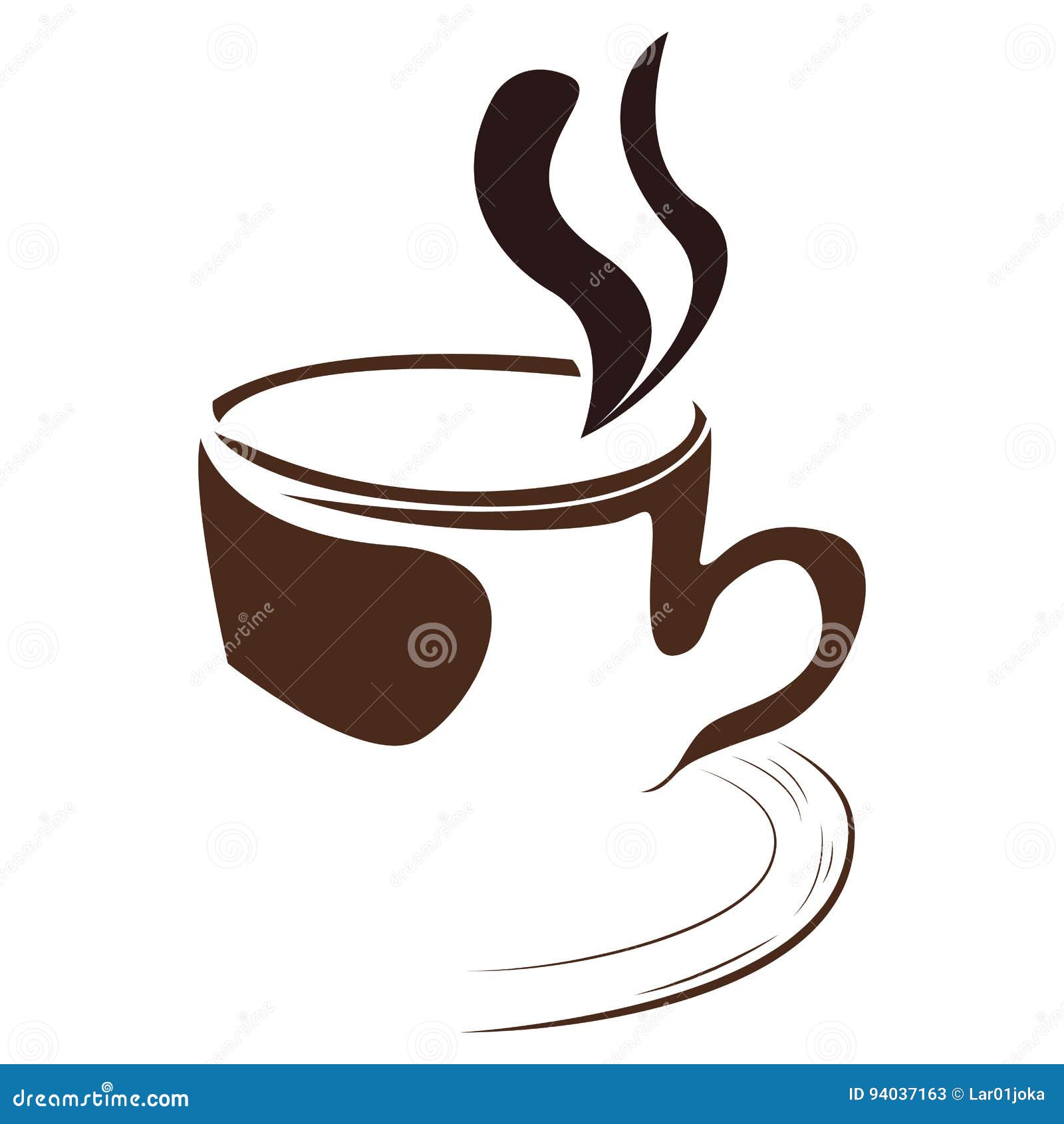 Isolated coffee mug logo stock vector. Illustration of food 94037163