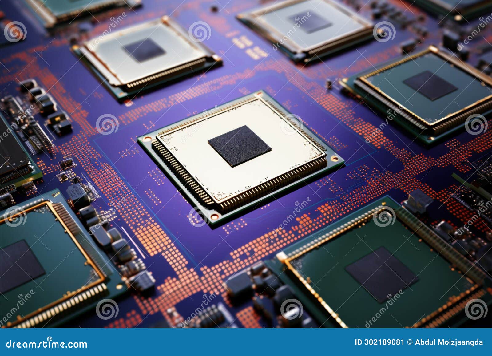  cpus, a collective of central processor units in symphony