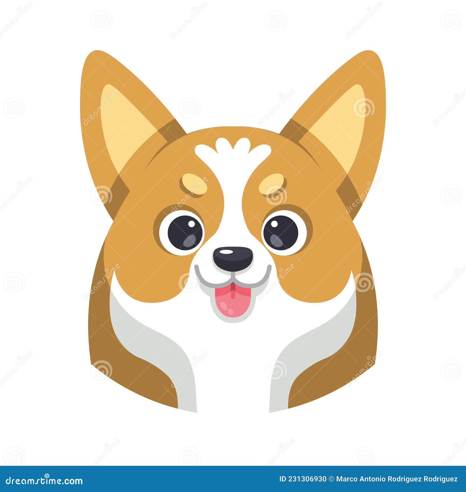 Bordeaux Dog Avatar stock vector Illustration of friend  104871472