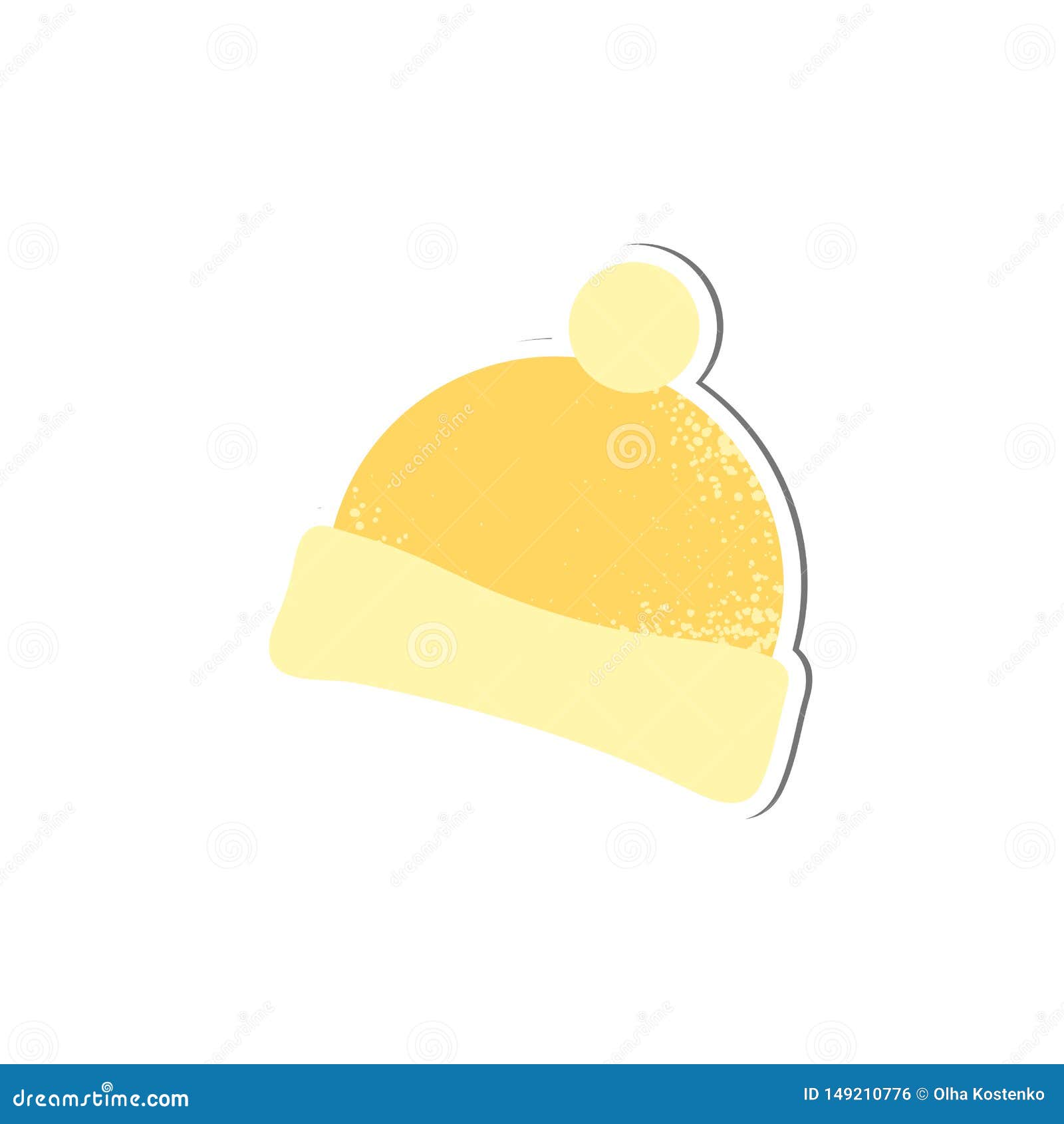 Isolated Cute Baby Sleep Hat Vector Stock Vector - Illustration of shower,  icon: 149210776
