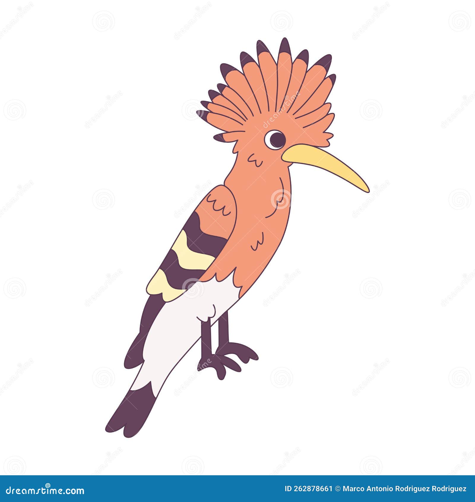 Isolated Cute Bird Icon Woodpecker Vector Stock Vector - Illustration