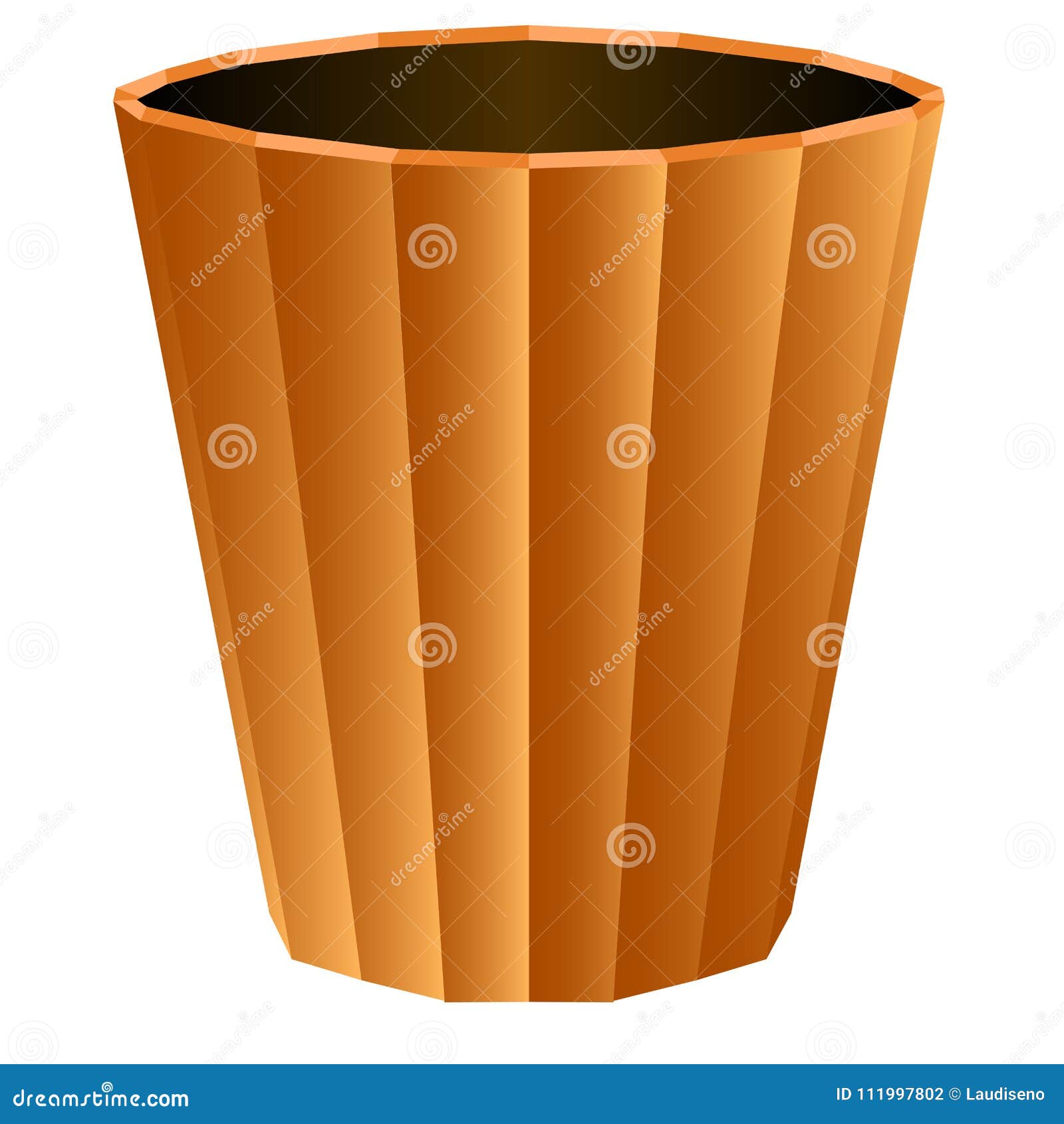 Download Isolated empty flower pot stock vector. Illustration of ...