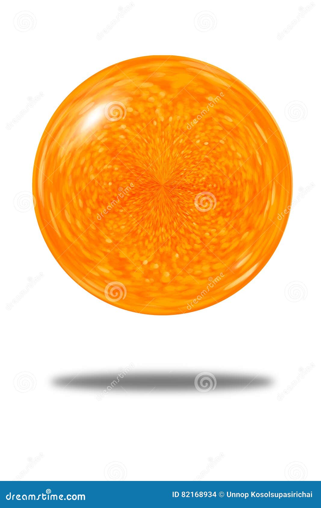 Isolated Festive Abstract of Orange Glitter Ball Background Stock Illustration Illustration of