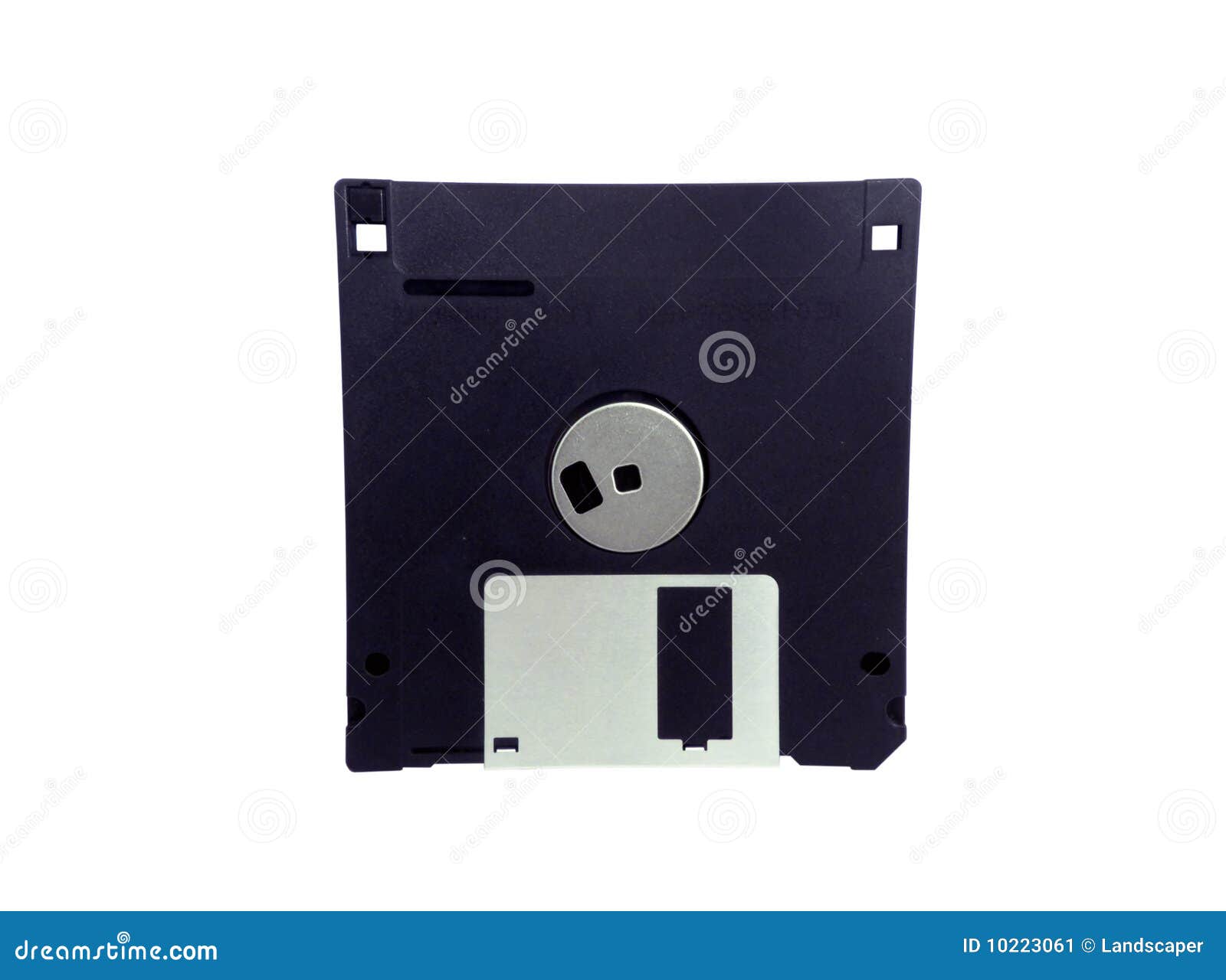 Isolated Floppy Diskette Removable Media Disk Stock Image Image of