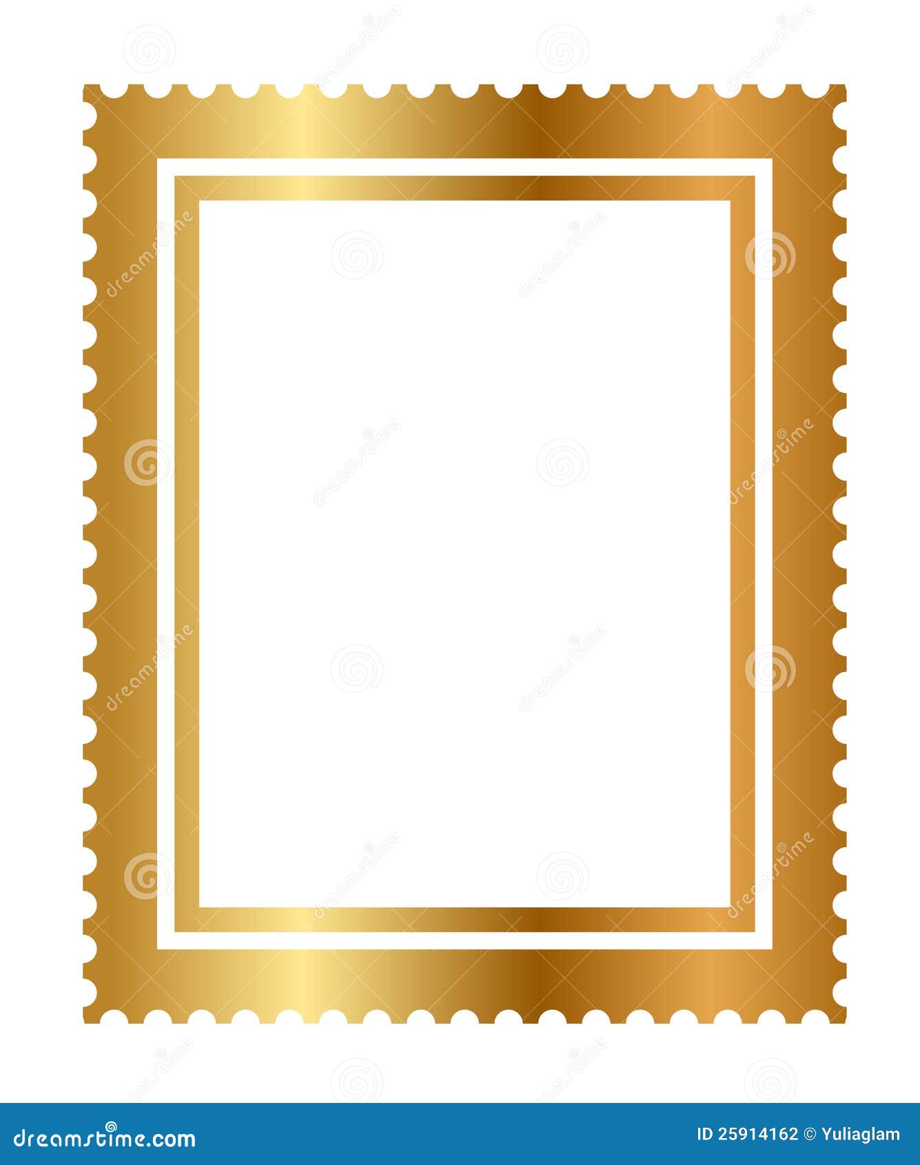 Isolated gold stamp stock vector. Illustration of message 25914162