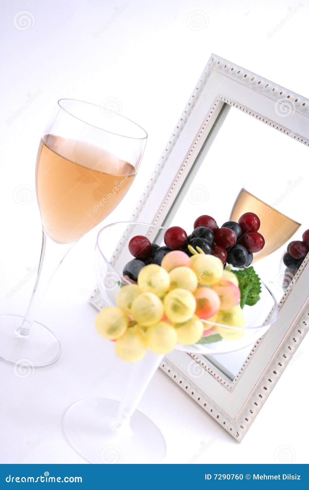 Isolated Grapes in a Glass stock photo. Image of closeup 7290760