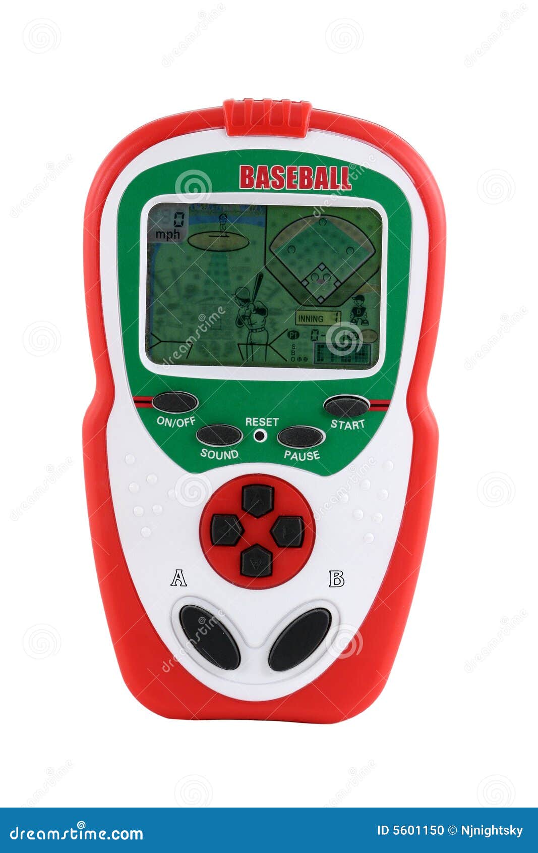 Isolated Handheld Baseball Video Game Stock Photo Image of game, joystick 5601150