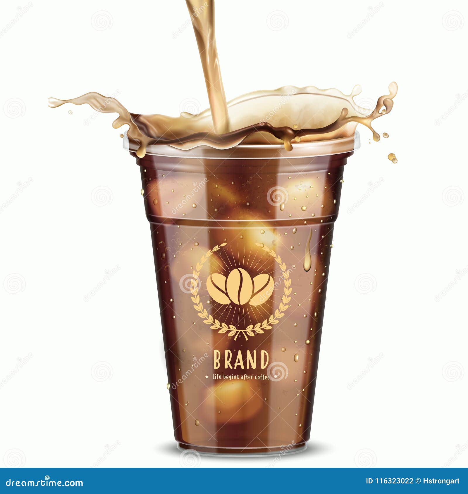 Iced Coffee Isolated Photos and Images & Pictures