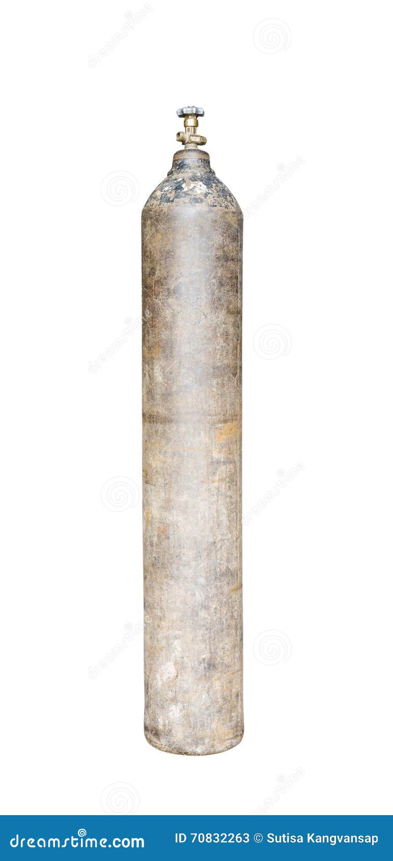 Isolated Industrial Gas Tank for Welding Stock Image Image of