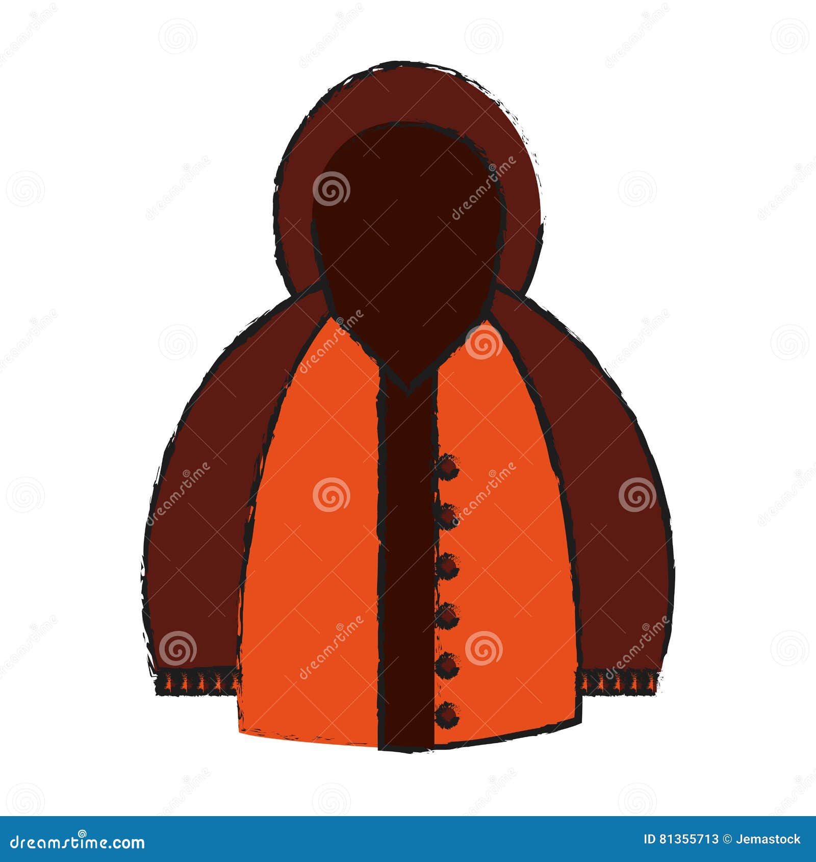 Isolated Jacket of Winter Design Stock Vector - Illustration of fabric ...