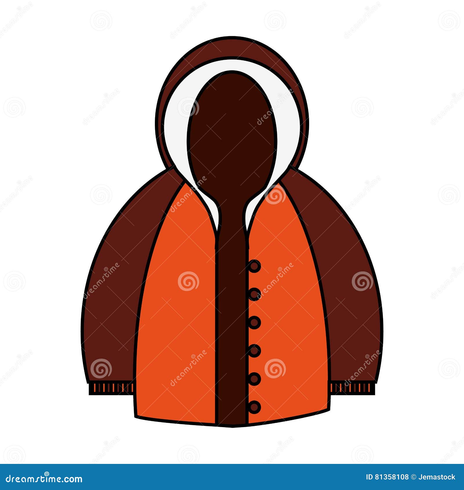 Isolated Jacket of Winter Design Stock Vector - Illustration of symbol ...