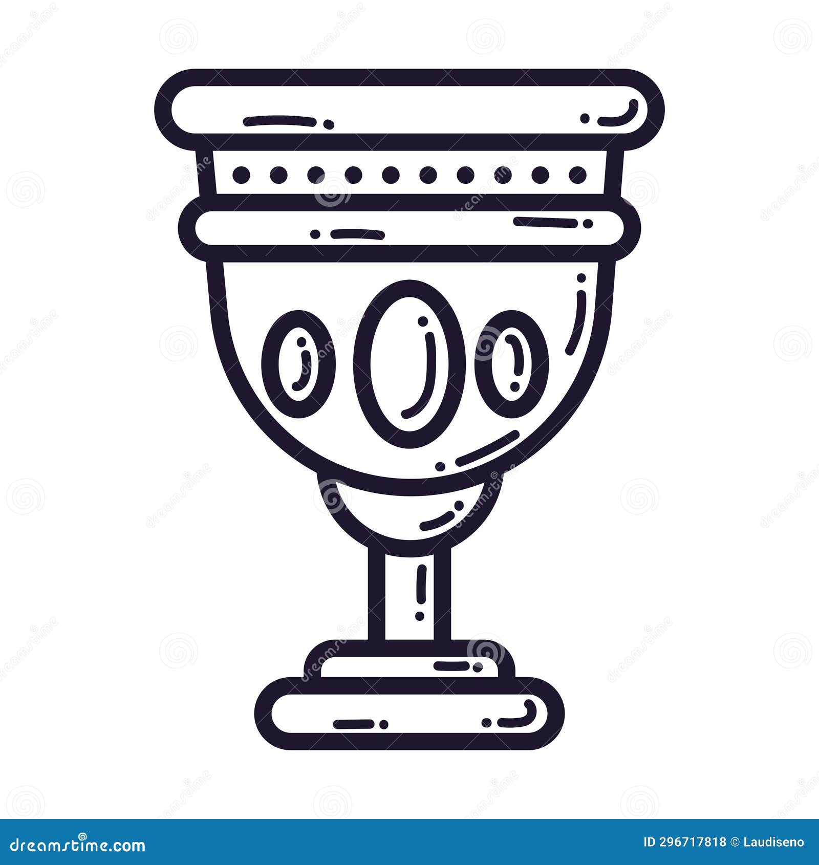 Isolated King Cup Icon Royalty Icon Vector Stock Illustration