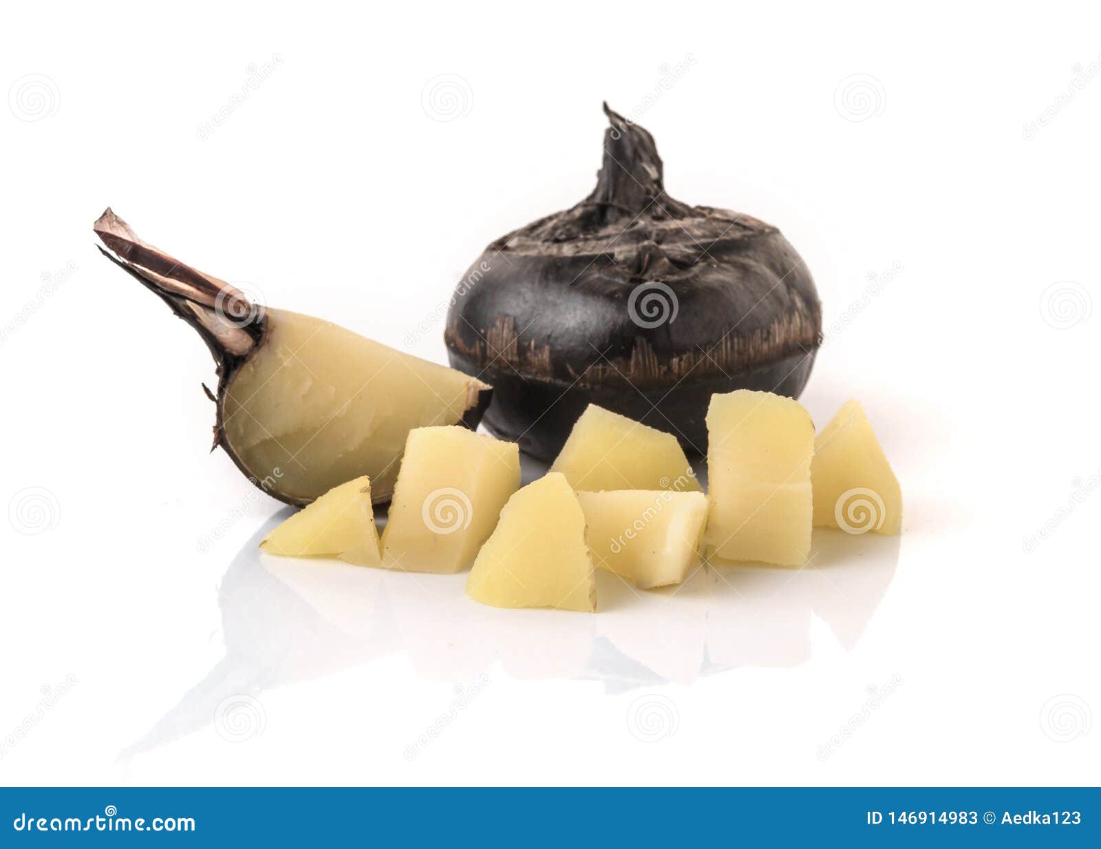 Macro Image of Water Chestnut Stock Image Image of black, natural