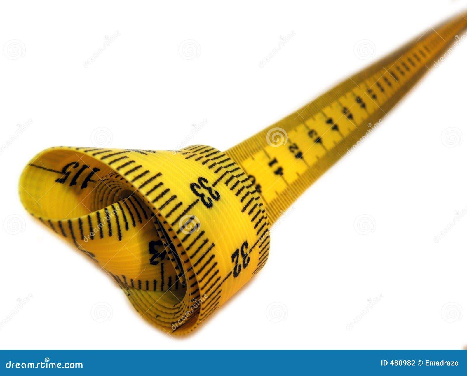 Yellow Flexible Tape Measure Stock Photo - Image of meter, number: 229859206