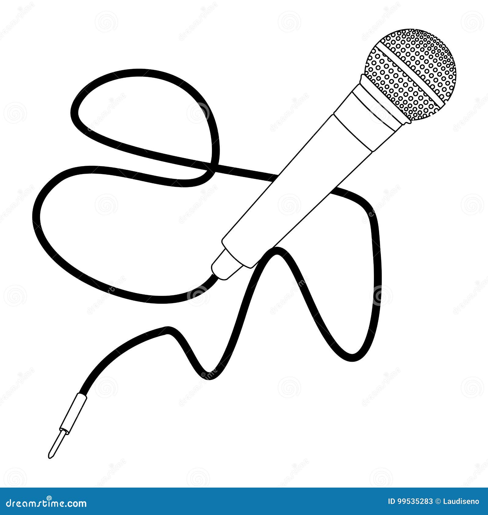 Isolated Microphone Outline Stock Illustrations 25,736 Isolated