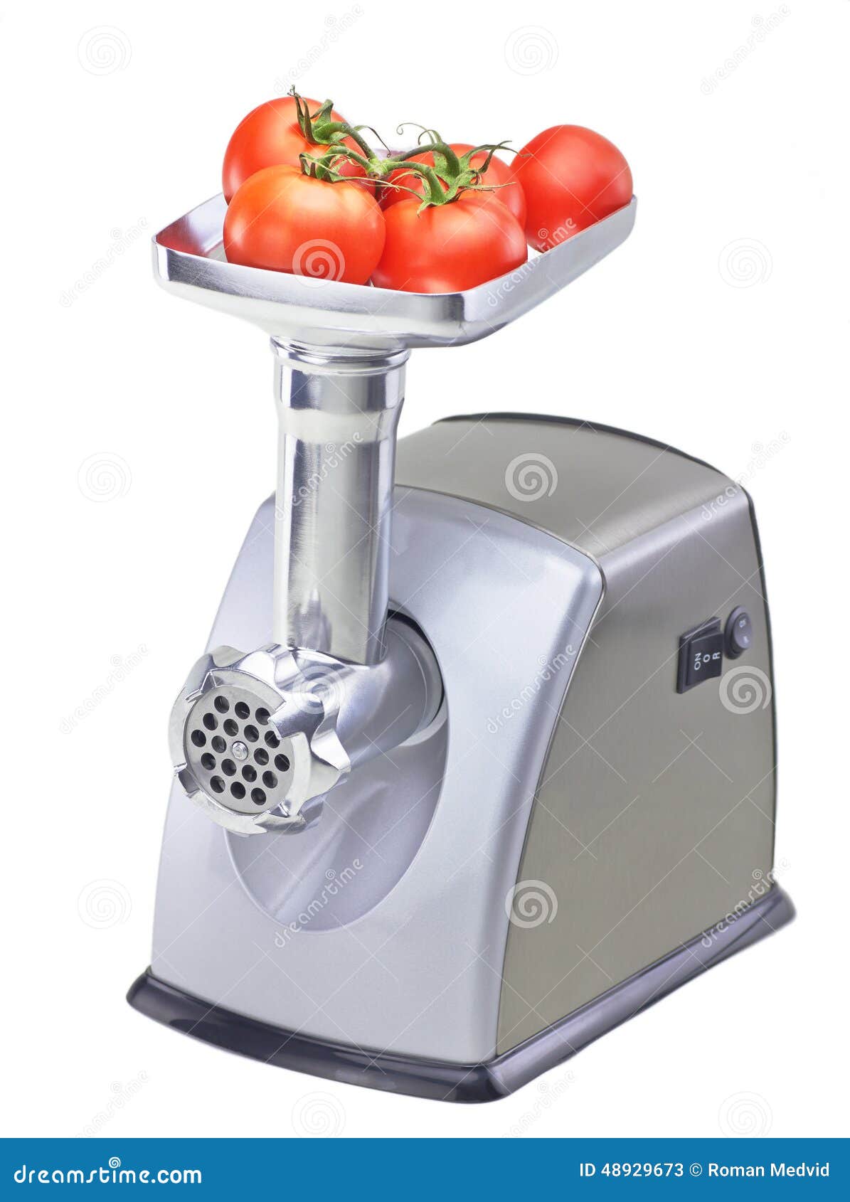Isolated Mincer with Tomatoes Stock Image Image of tomatoes, healthy