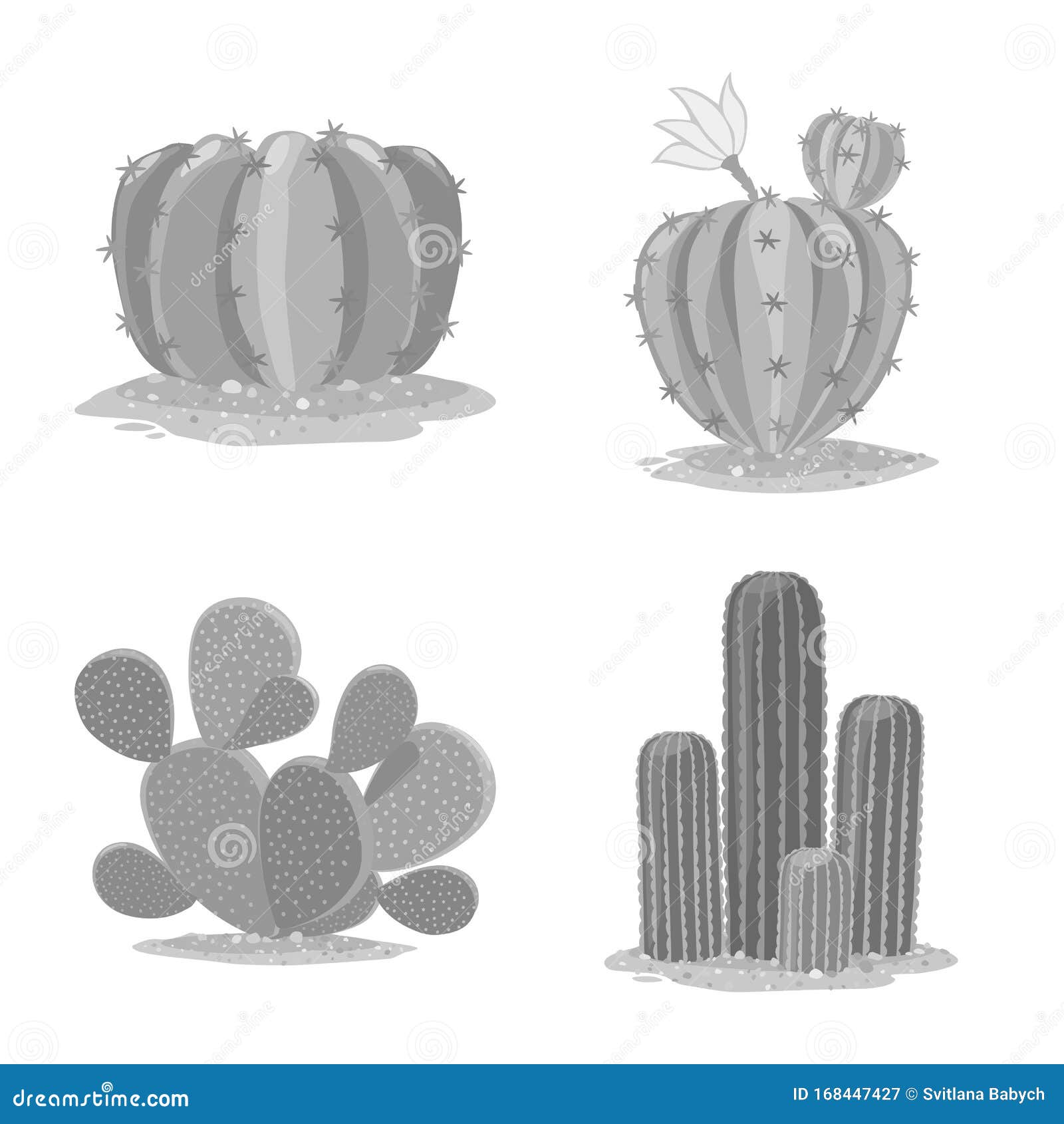  object of desert and landscape sign. collection of desert and botanical stock  .