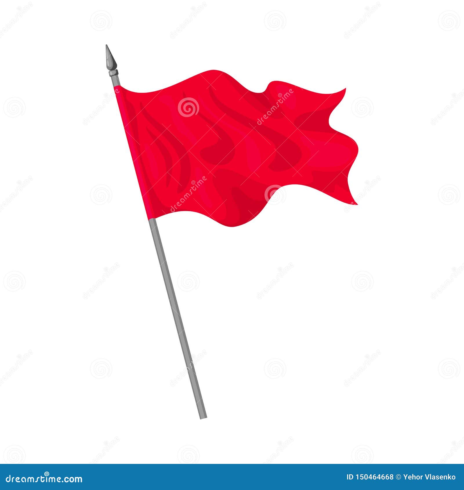Isolated Object of Flag and Cloth Icon. Collection of Flag and Hanging