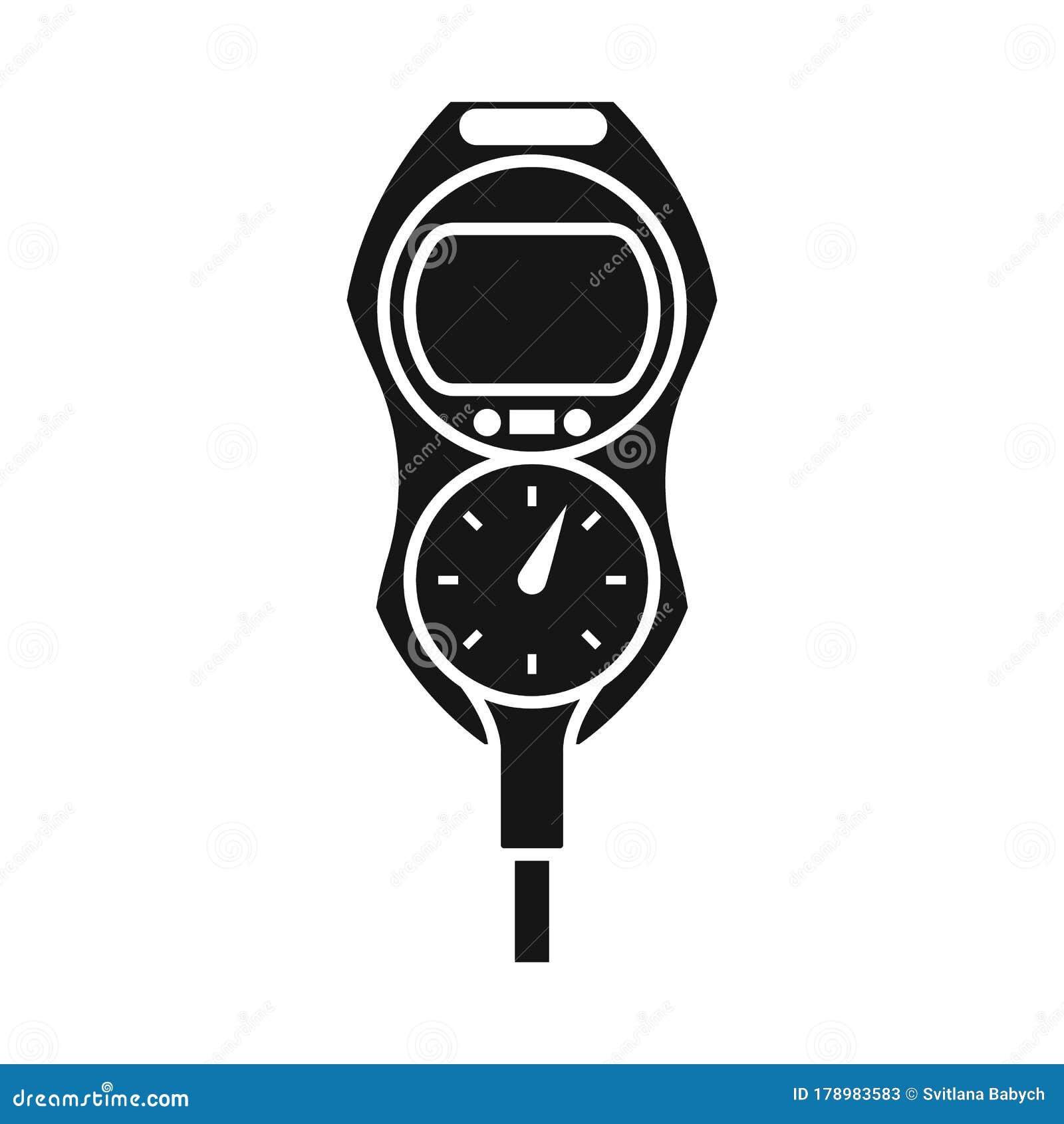 Isolated Object of Pressure and Regulator Icon. Graphic of Pressure and