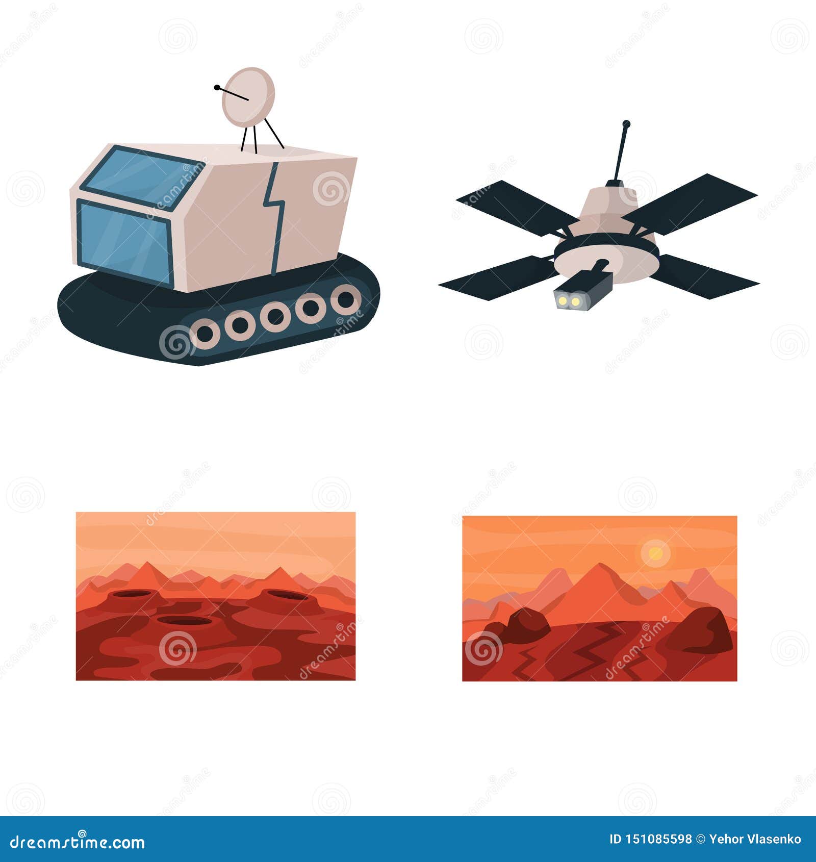 Isolated Object Of Space And Galaxy Sign Collection Of