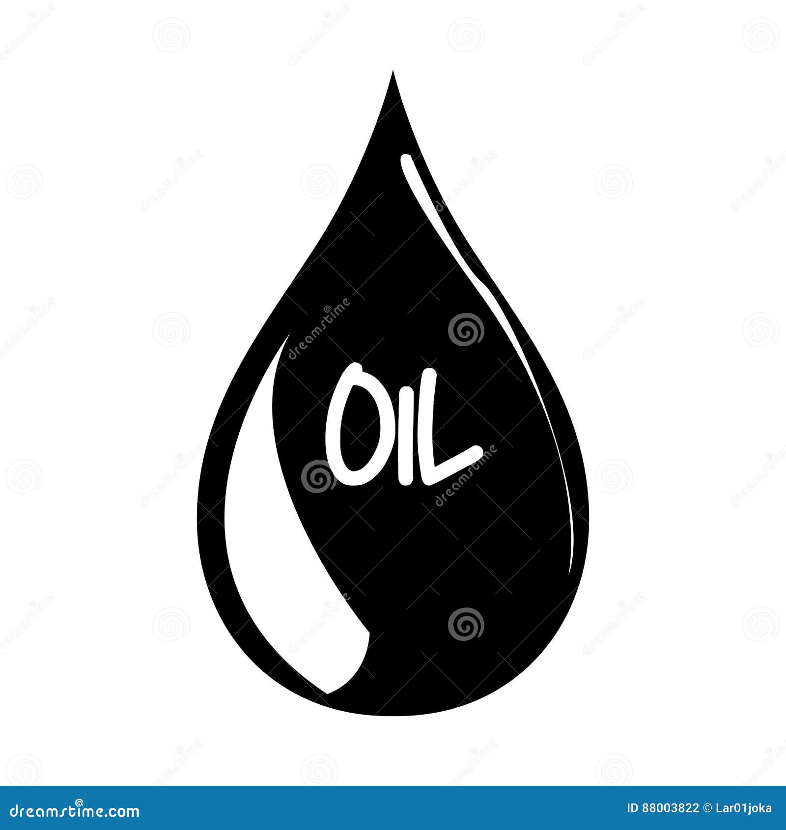 Isolated oil drop stock vector. Illustration of design 88003822