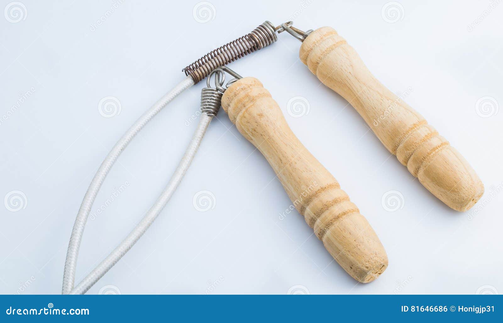 Isolated old jump rope stock photo. Image of roll, health 81646686