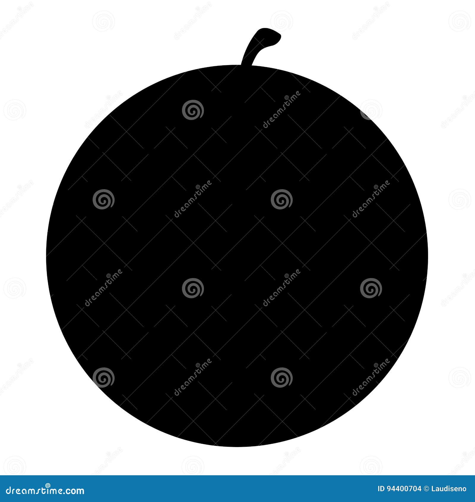 Isolated orange silhouette stock illustration. Illustration of ripe