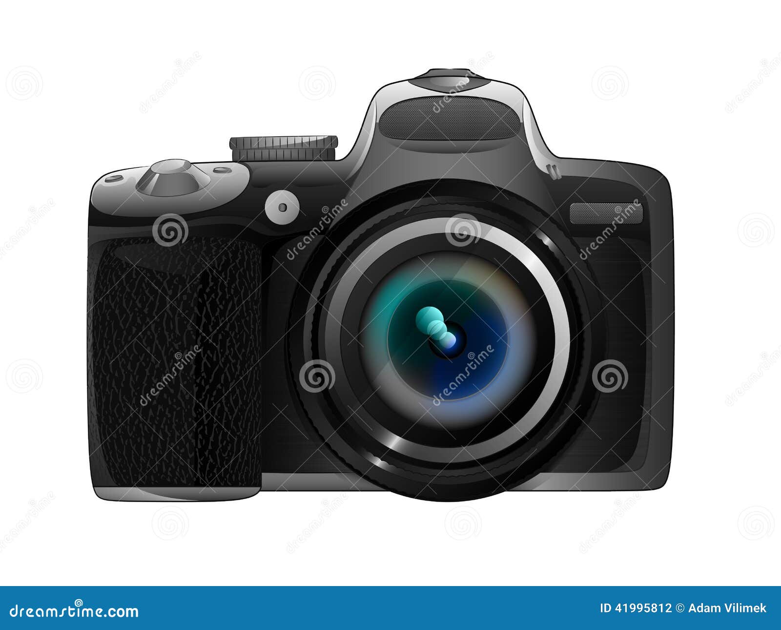 Isolated Own Design Camera Ready To Snapshot Stock Illustration