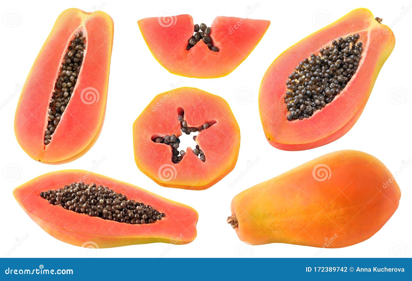  papaya fruits bundle
