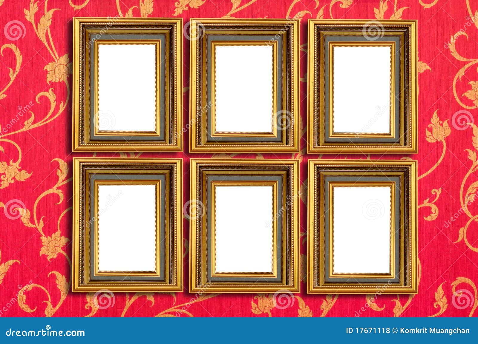 Isolated picture frames stock photo. Image of retro, rectangle - 17671118