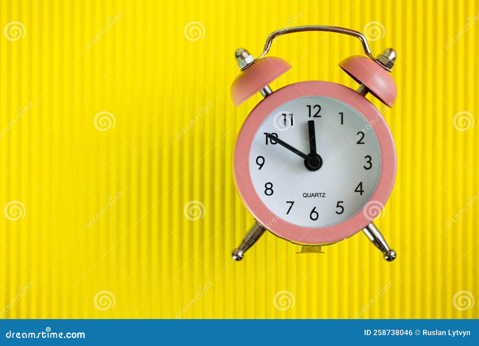 Isolated Pink Quartz Alarm Clock Stock Photo Image of countdown