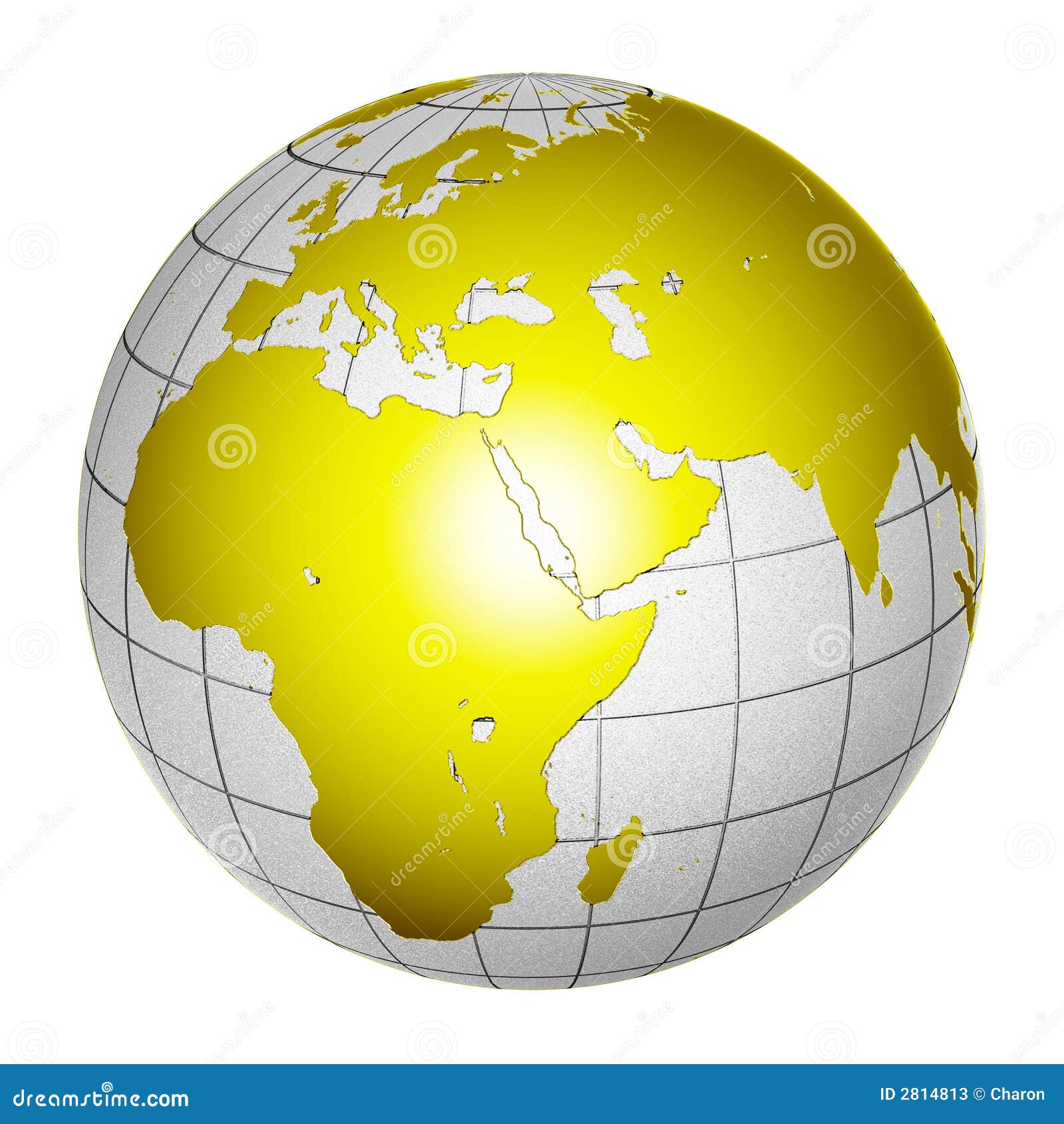 Planet Globe Earth 3D Stock Photos - Image: 2814813