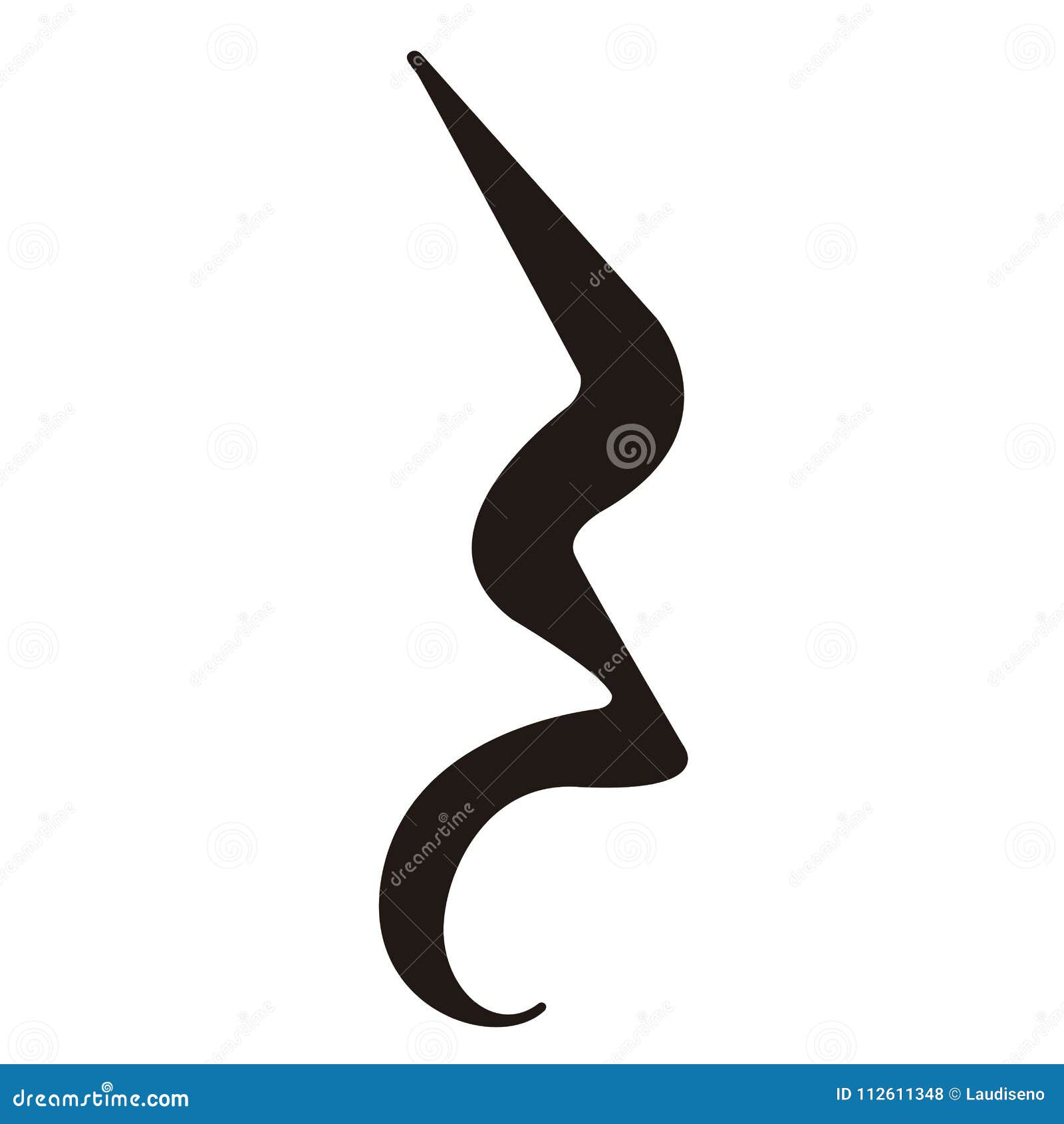 Isolated Quarter Rest. Musical Note Stock Vector Illustration of icon