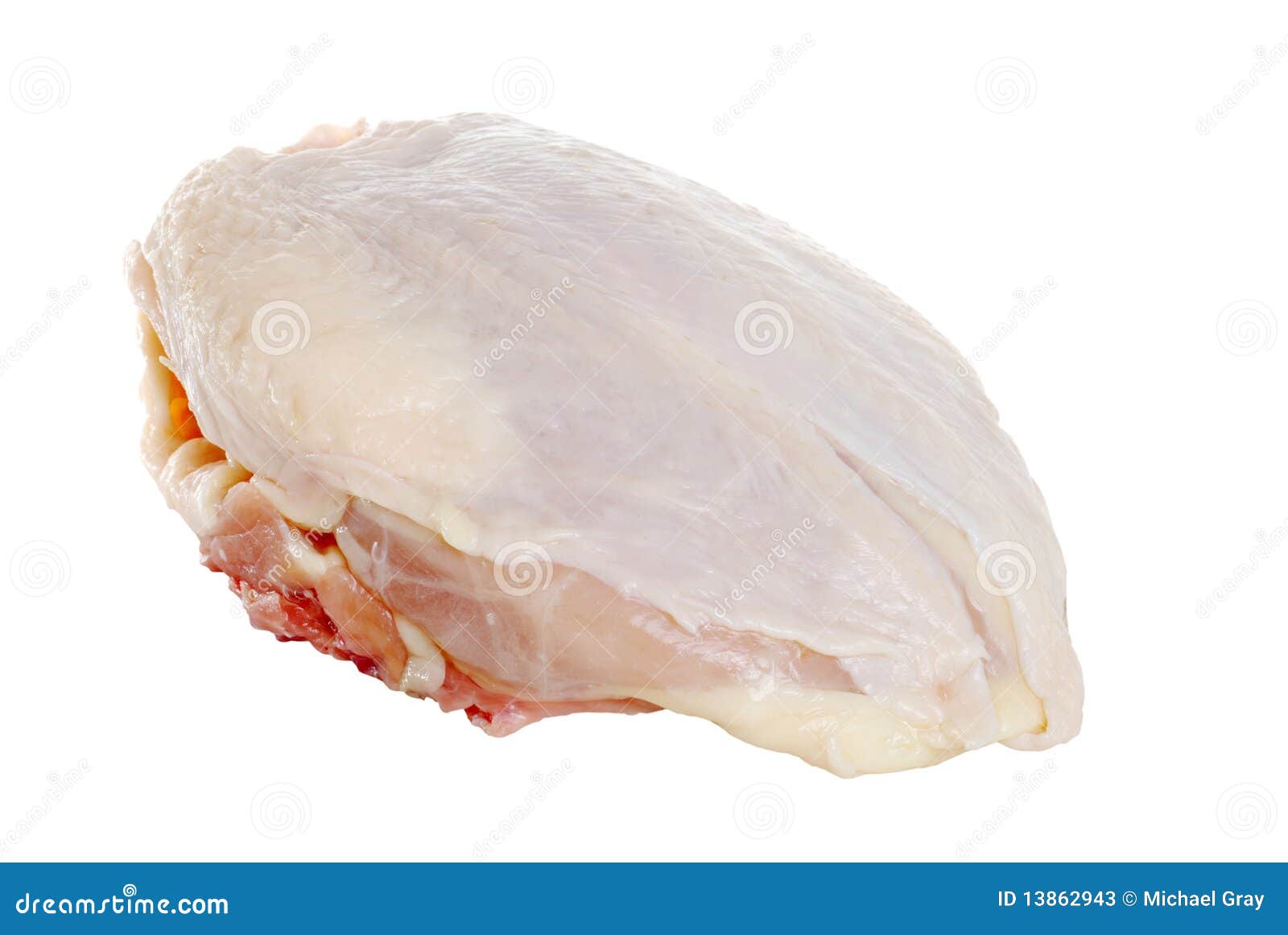 Isolated Raw Chicken Breast Stock Image - Image of white, pink: 13862943