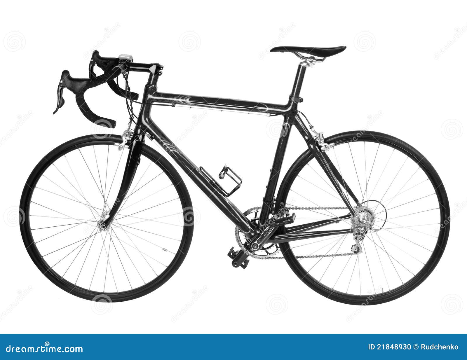 Isolated road bicycle stock photo. Image of seat, isolated 21848930