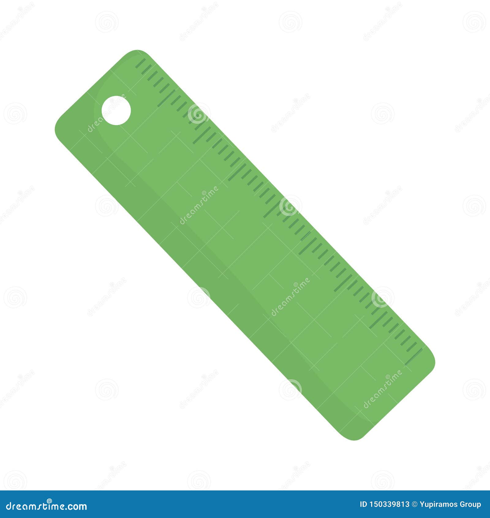 Isolated Ruler Tool Design Vector Illustrator Stock Vector