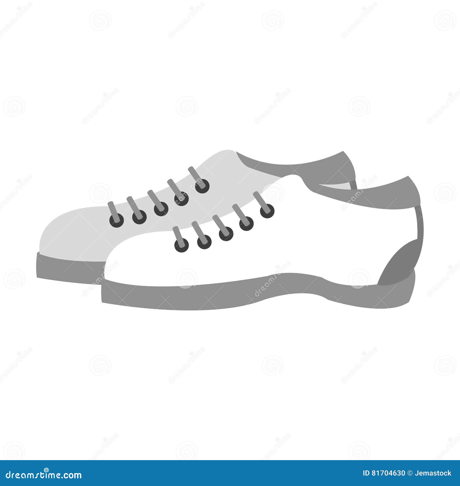 Isolated Running Shoes of Training Design Stock Vector - Illustration ...