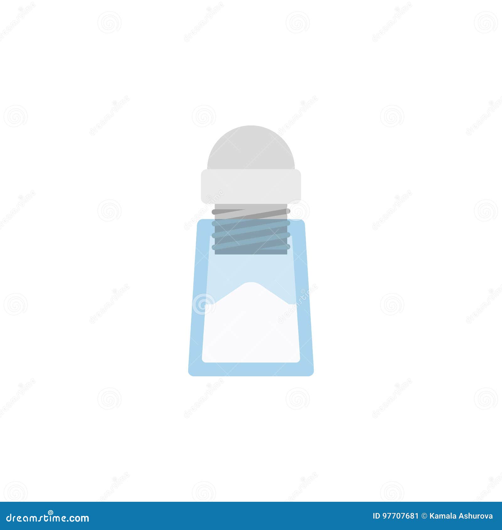 Isolated Saltshaker Flat Icon Sodium Vector Element Can Be