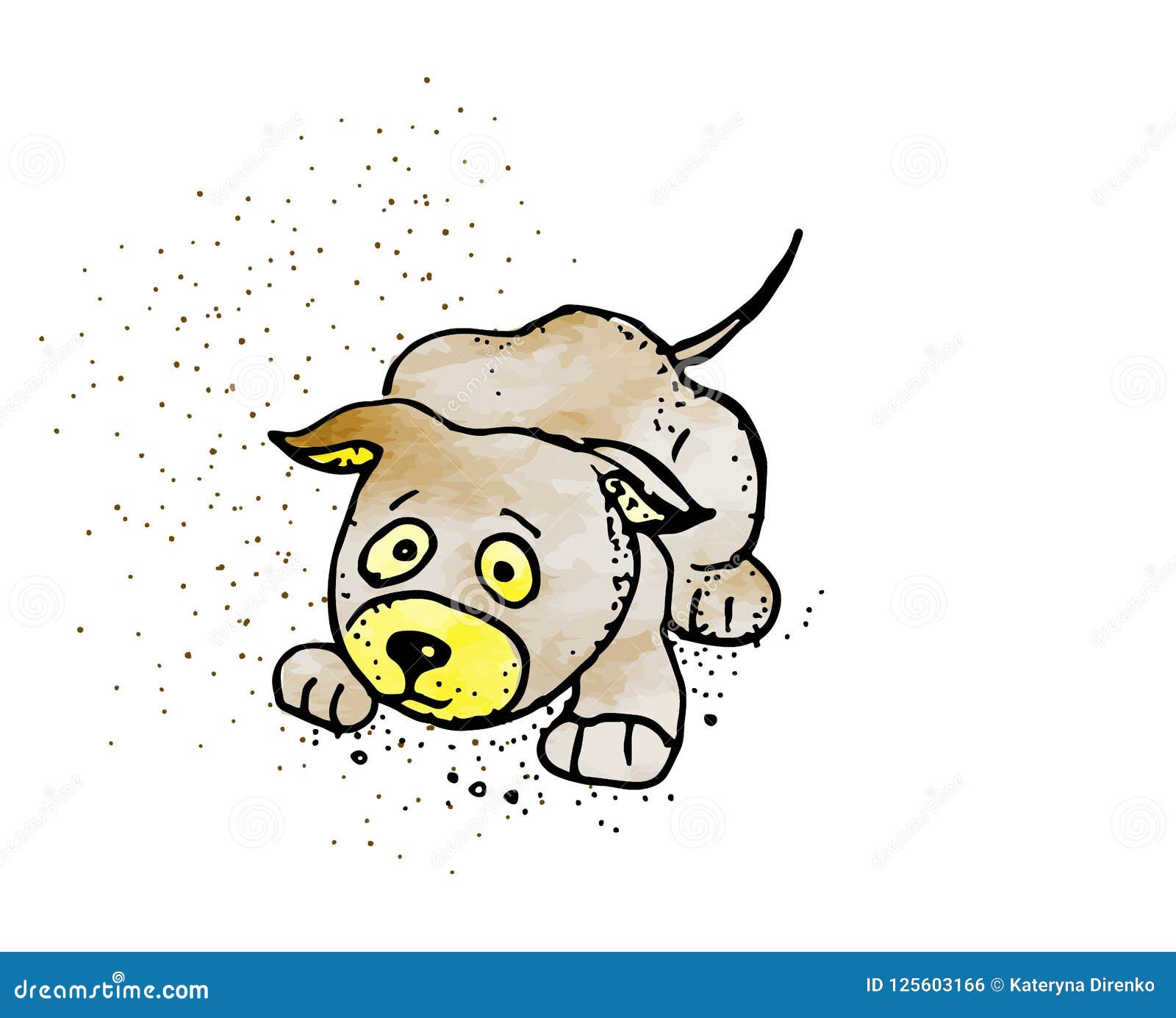 Scared Cartoon Dog Stock Illustrations – 448 Scared Cartoon Dog Stock