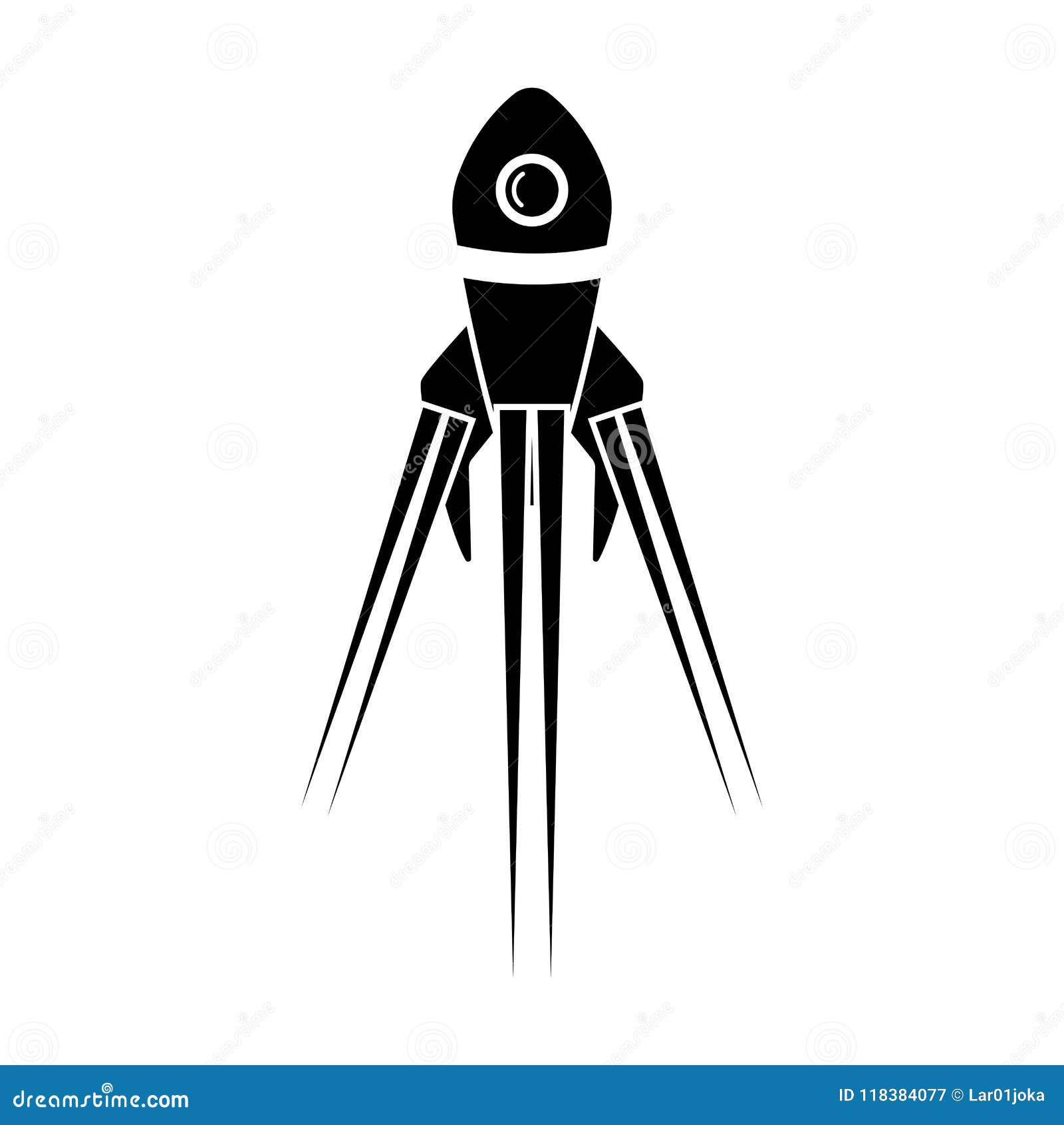Isolated Spaceship Logo Stock Vector Illustration Of Shuttle